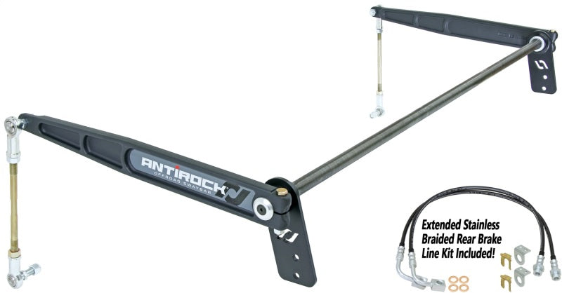 Load image into Gallery viewer, RockJock JK 4D Antirock Sway Bar Kit Rear Bolt-On Forged Arms
