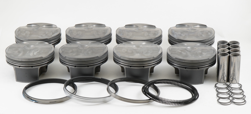 Load image into Gallery viewer, Mahle MS Piston Set of 8 Ford 5.2L Voodoo 315cid 3.710in Bore 3.661 Stk 5.9 Rod .827 Pin 7.8cc 12CR
