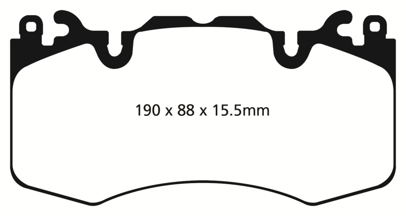 Load image into Gallery viewer, EBC 13+ Land Rover Range Rover 3.0 Supercharged Greenstuff Front Brake Pads
