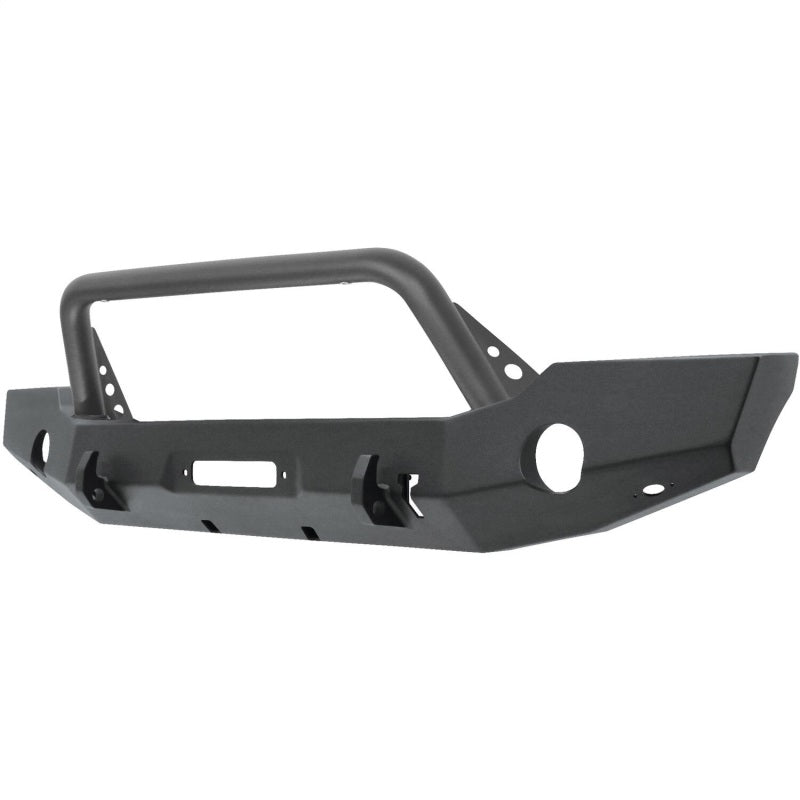 Load image into Gallery viewer, Westin 18-19 Jeep Wrangler JL WJ2 Full Width Front Bumper w/Bull Bar Textured Black
