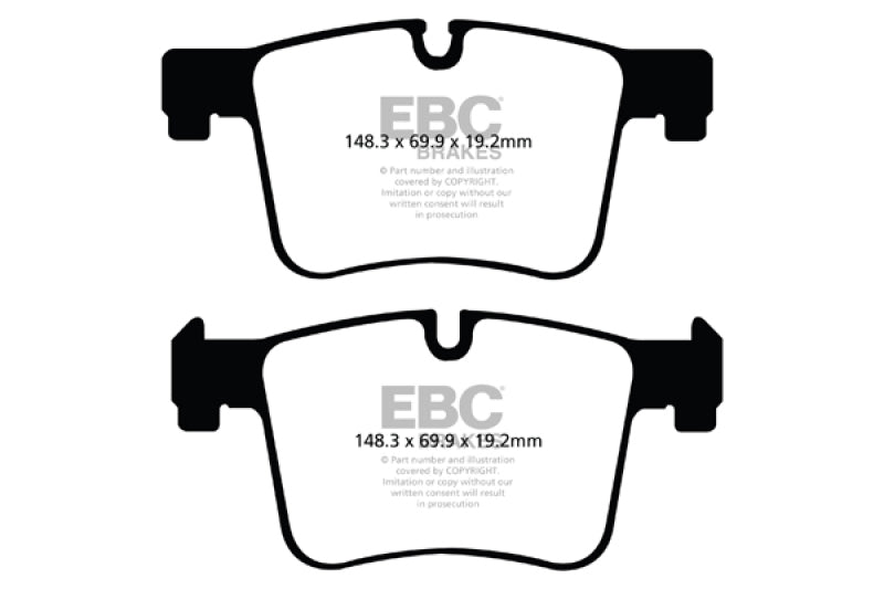 Load image into Gallery viewer, EBC 11+ BMW X3 2.0 Turbo (F25) Redstuff Front Brake Pads
