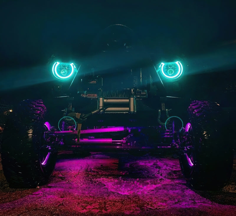 Load image into Gallery viewer, Oracle 7in High Powered LED Headlights - Black Bezel - Dynamic - Dynamic
