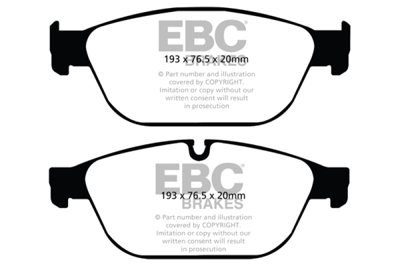 Load image into Gallery viewer, EBC 11-12 Audi A8 Quattro 3.0 Supercharged Yellowstuff Front Brake Pads
