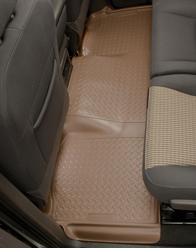 Load image into Gallery viewer, Husky Liners 00-05 Ford Excursion Classic Style 2nd Row Tan Floor Liners

