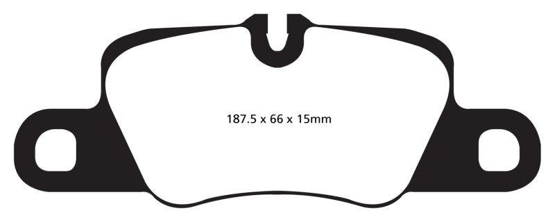 Load image into Gallery viewer, EBC 12-15 Porsche 911 (991) (Cast Iron Rotor only) 3.8 Carrera S Redstuff Rear Brake Pads
