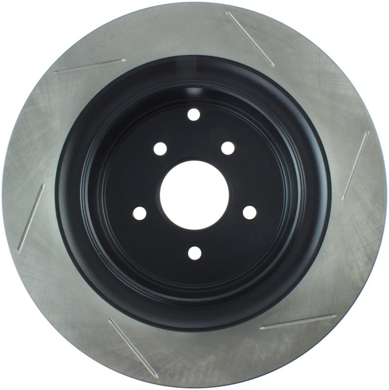 Load image into Gallery viewer, StopTech Power Slot 09 Infiniti FX50 5.0L-V8 Slotted Rear Right Rotor

