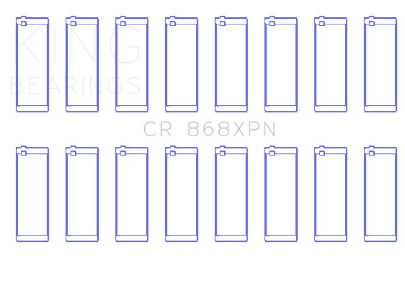 Load image into Gallery viewer, King Ford V8 4.6L/5.4L SOHC (Size +0.5mm) Connecting Rod Bearing Set (8 Pairs)
