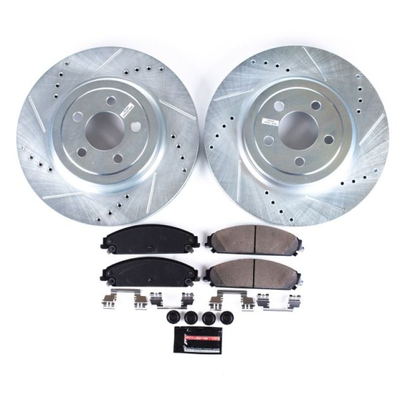 Load image into Gallery viewer, Power Stop 05-19 Chrysler 300 Front Z23 Evolution Sport Brake Kit
