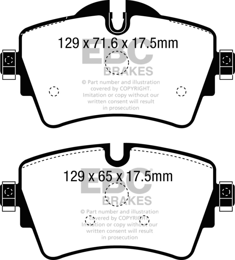 Load image into Gallery viewer, EBC 14+ Mini Hardtop 2.0 Turbo Cooper S Yellowstuff Front Brake Pads
