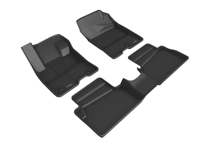 Load image into Gallery viewer, 3D MAXpider 2022 Ford Maverick Hybrid  Kagu 1st &amp; 2nd Row Floormat - Black
