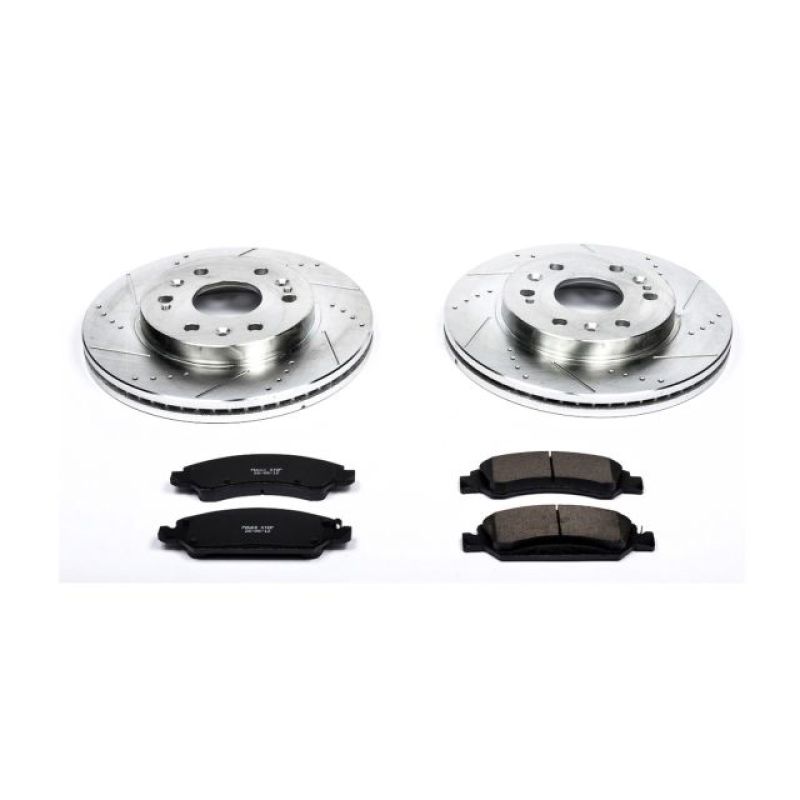 Load image into Gallery viewer, Power Stop 08-19 Cadillac Escalade Front Z23 Evolution Sport Brake Kit
