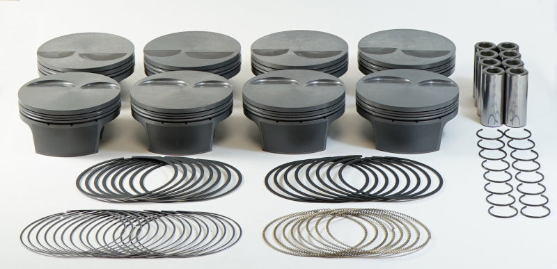 Load image into Gallery viewer, Mahle MS Piston Set LS7 430cid 4.135in Bore 4.000in Stroke 6.067in Rod .927in Pin -2.5cc 11.8 CR
