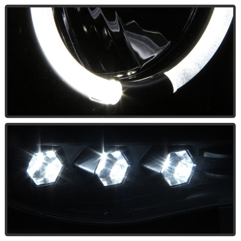 Load image into Gallery viewer, Spyder Dodge Ram 1500 02-05/Ram 2500 03-05 Projector Headlights LED Halo LED Blk PRO-YD-DR02-HL-BK
