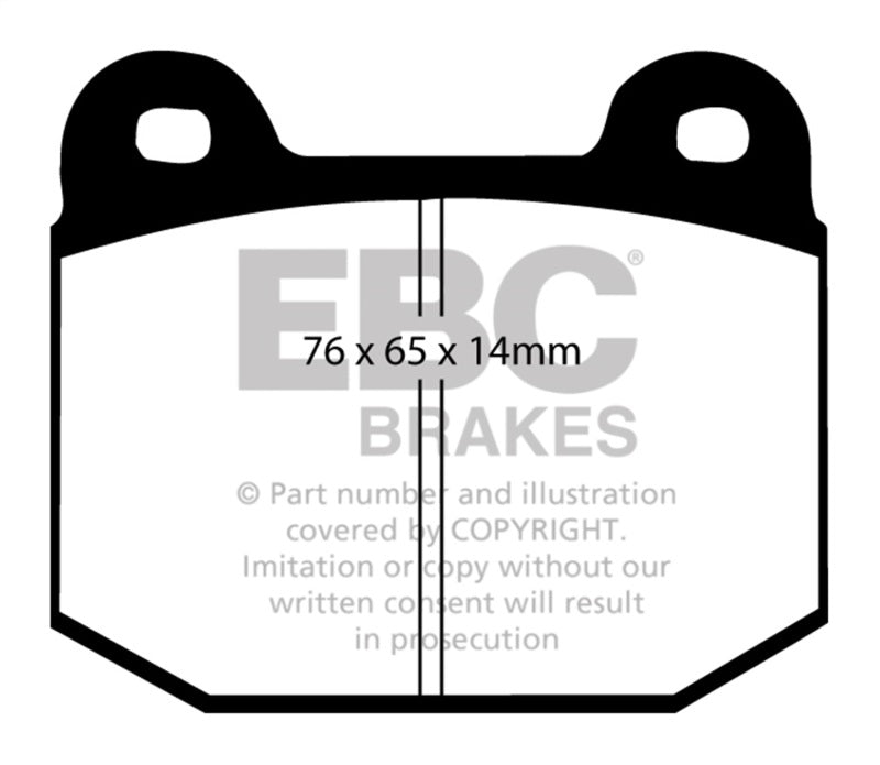 Load image into Gallery viewer, EBC 99-03 Mitsubishi Lancer Evolution 2.0 Turbo Bluestuff Rear Brake Pads
