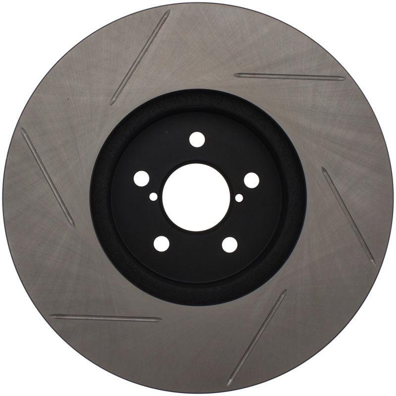Load image into Gallery viewer, StopTech Power Slot 05-08 LGT Front Right Slotted Rotor

