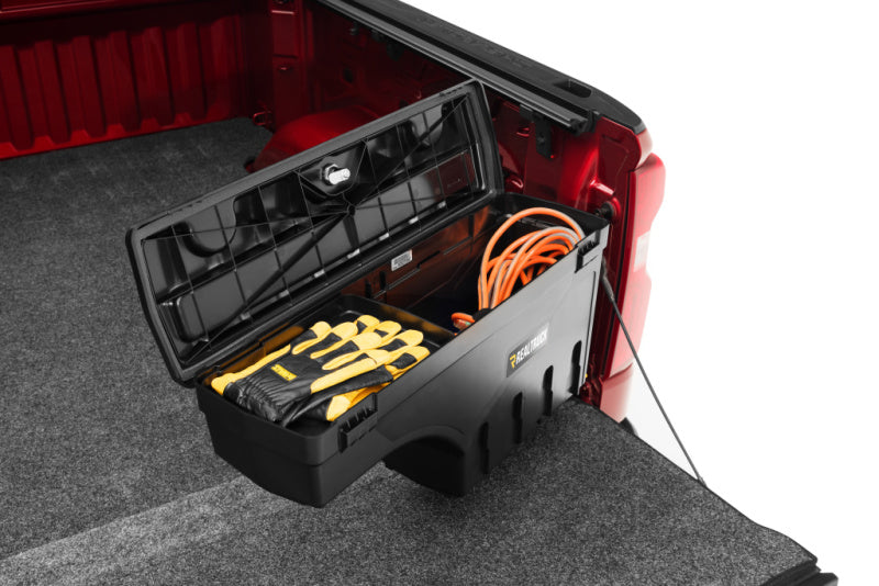 Load image into Gallery viewer, UnderCover 15-20 Ford F-150 Passengers Side Swing Case - Black Smooth
