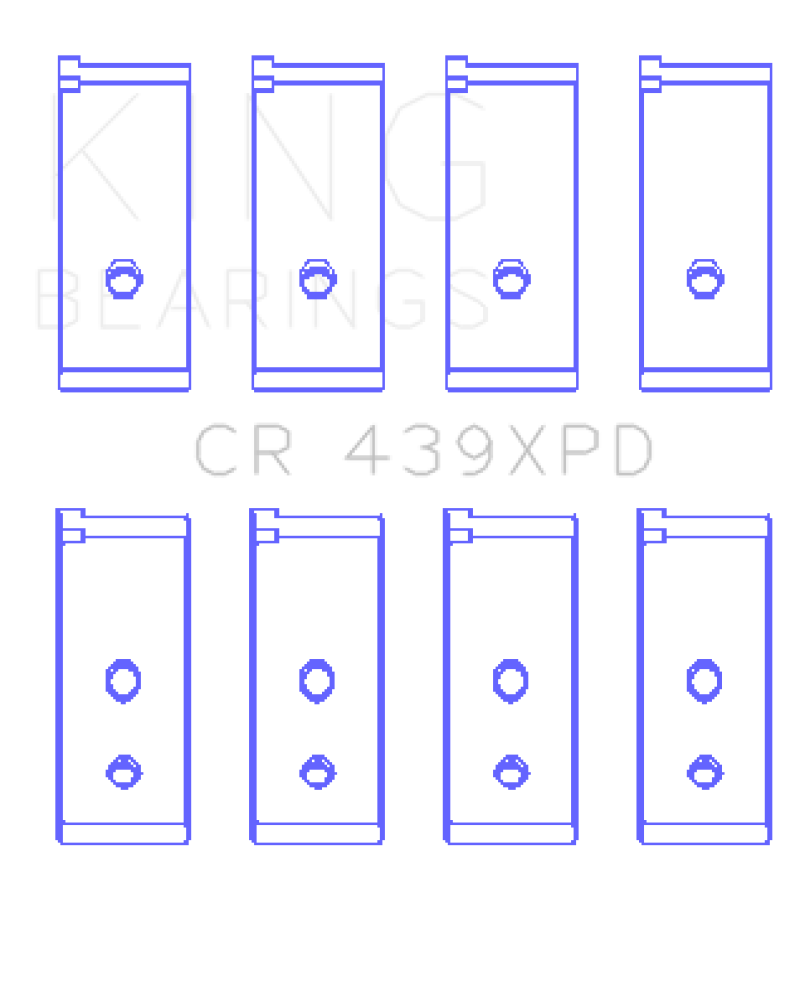 Load image into Gallery viewer, King Honda B-Series Dowel (Size STD) Performance Rod Bearing Set
