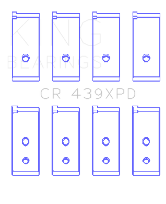 King Honda B-Series Dowel (Size STD) Performance Rod Bearing Set