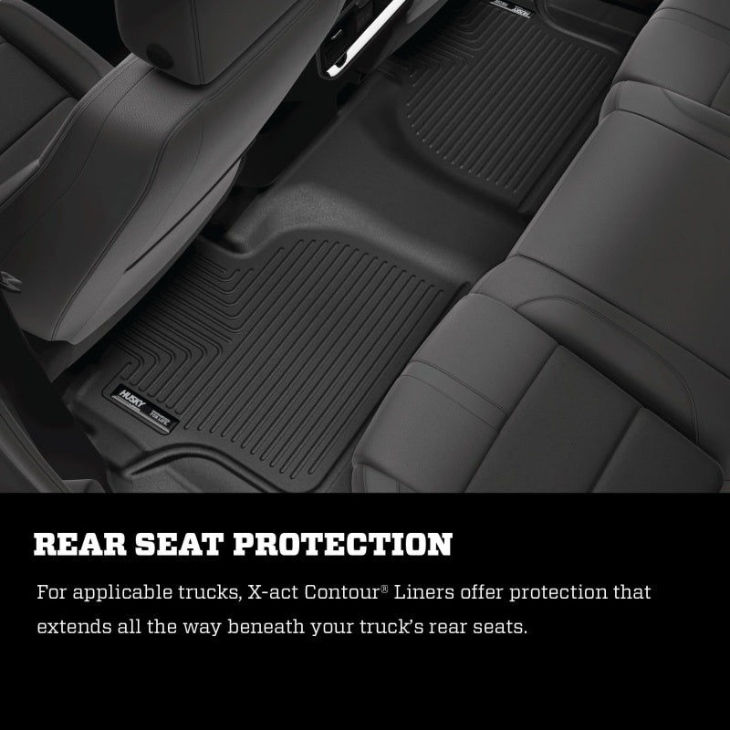 Load image into Gallery viewer, Husky Liners 07-11 Toyota Tundra Pickup(Crew / Ext / Std Cab) X-Act Contour Black Front Floor Liners
