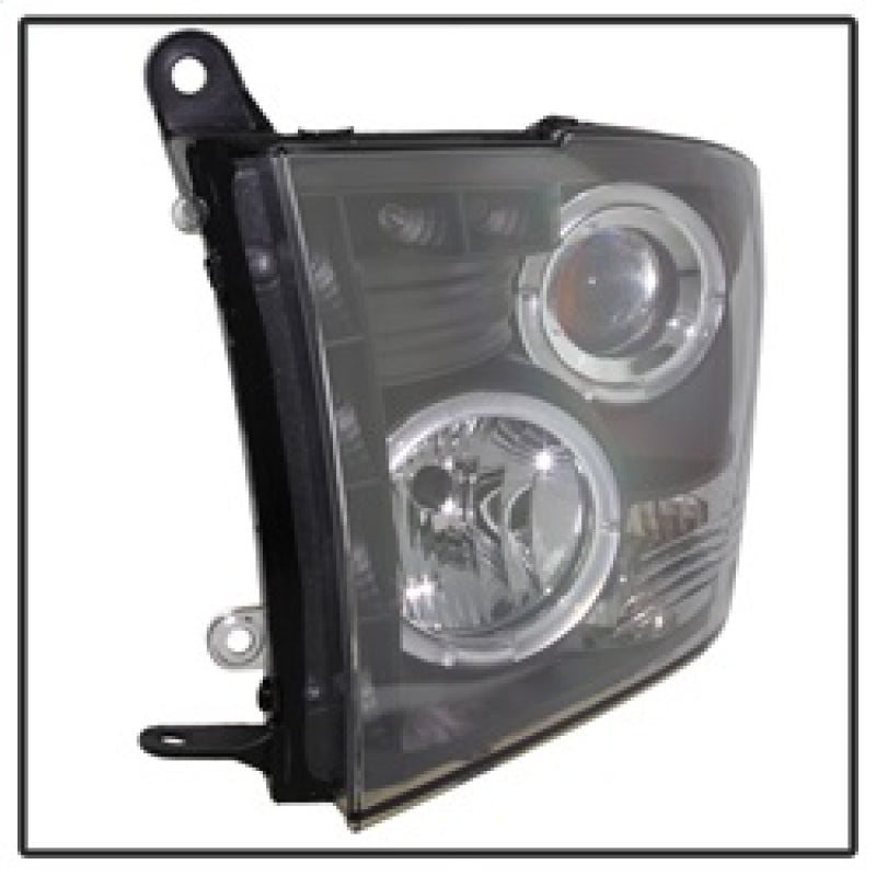 Load image into Gallery viewer, Spyder Dodge Ram 1500 09-14 10-14 Projector Headlights Halogen- LED Halo LED - Blk PRO-YD-DR09-HL-BK
