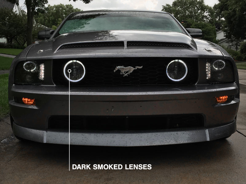 Load image into Gallery viewer, Raxiom 05-12 Ford Mustang GT LED Halo Fog Lights (Smoked)
