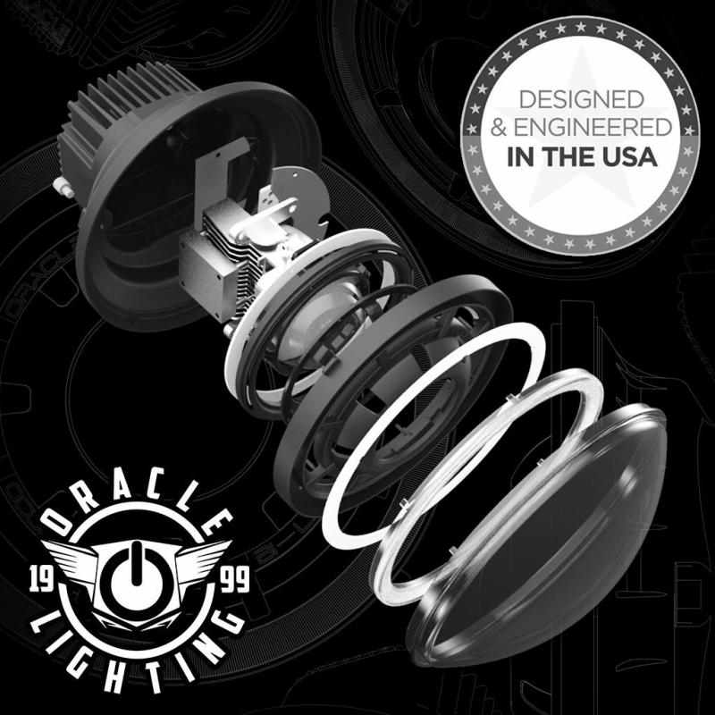 Load image into Gallery viewer, Oracle Oculus 7in Bi-LED Projector Headlights for Jeep Wrangler JK - 6000K
