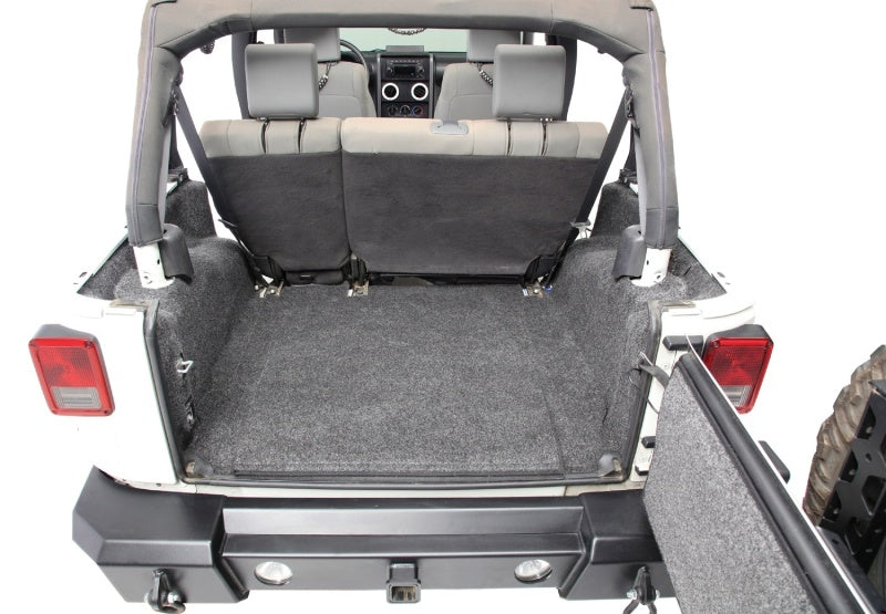Load image into Gallery viewer, BedRug 07-10 Jeep JK 2Dr Rear 5pc Cargo Kit (Incl Tailgate &amp; Tub Liner)
