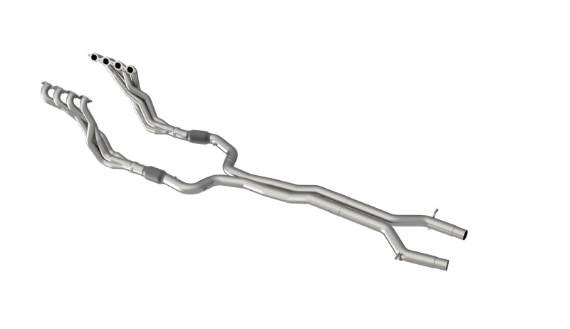 Load image into Gallery viewer, Kooks 2022 Cadillac CT5V 2in x 3in SS Longtube Headers and Green Catted SS X-Pipe

