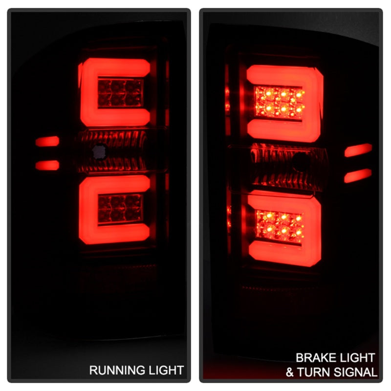 Load image into Gallery viewer, Spyder Chevy 1500 14-16 Light Bar LED Tail Lights Blk ALT-YD-CS14-LBLED-BK
