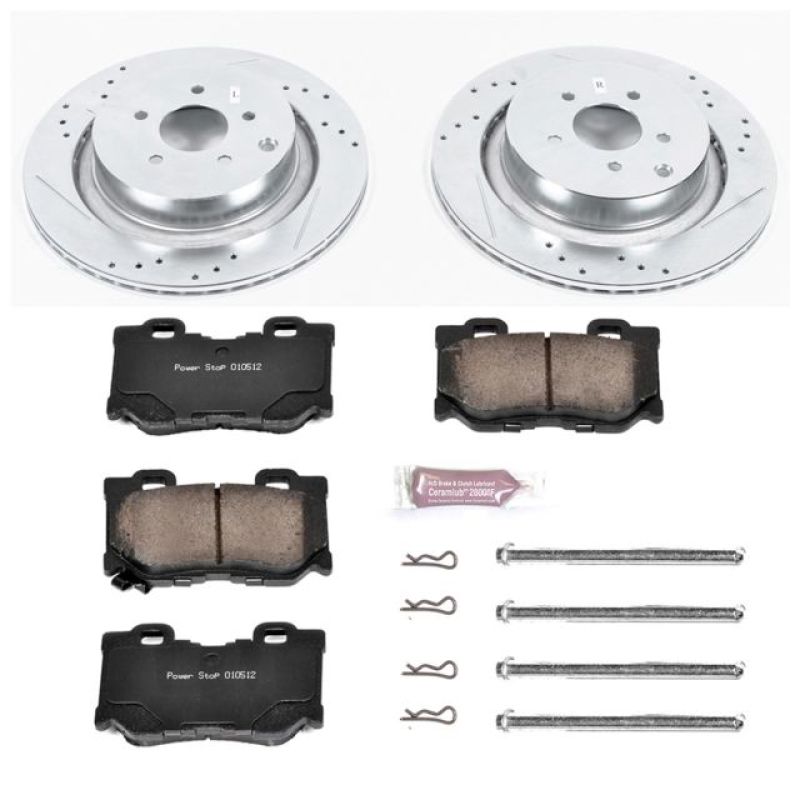 Load image into Gallery viewer, Power Stop 09-13 Infiniti FX50 Rear Z23 Evolution Sport Brake Kit
