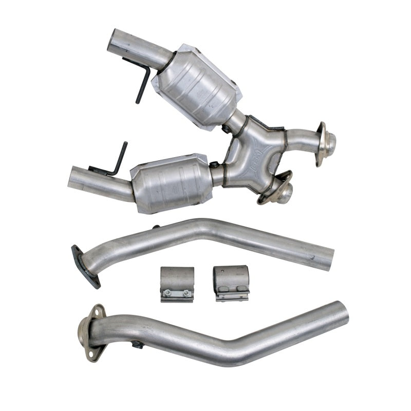 Load image into Gallery viewer, BBK 96-98 Mustang 4.6 GT High Flow X Pipe With Catalytic Converters - 2-1/2
