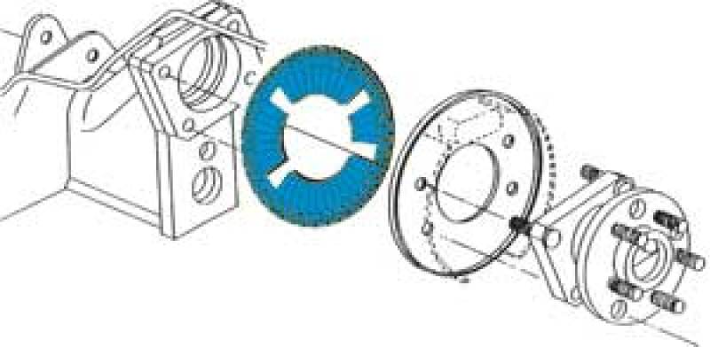 Load image into Gallery viewer, SPC Performance EZ Shim Dual Angle Camber/Toe Shim (Blue)
