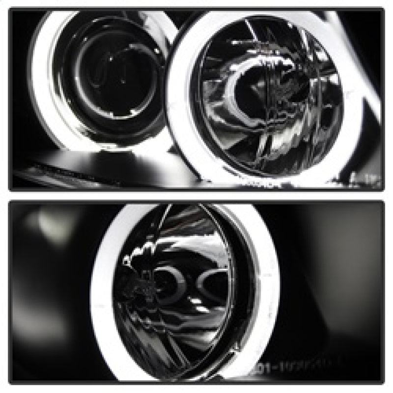 Load image into Gallery viewer, Spyder BMW E90 3-Series 06-08 Projector LED Halo Amber Reflctr Rplc Bulb Blk PRO-YD-BMWE9005-AM-BK
