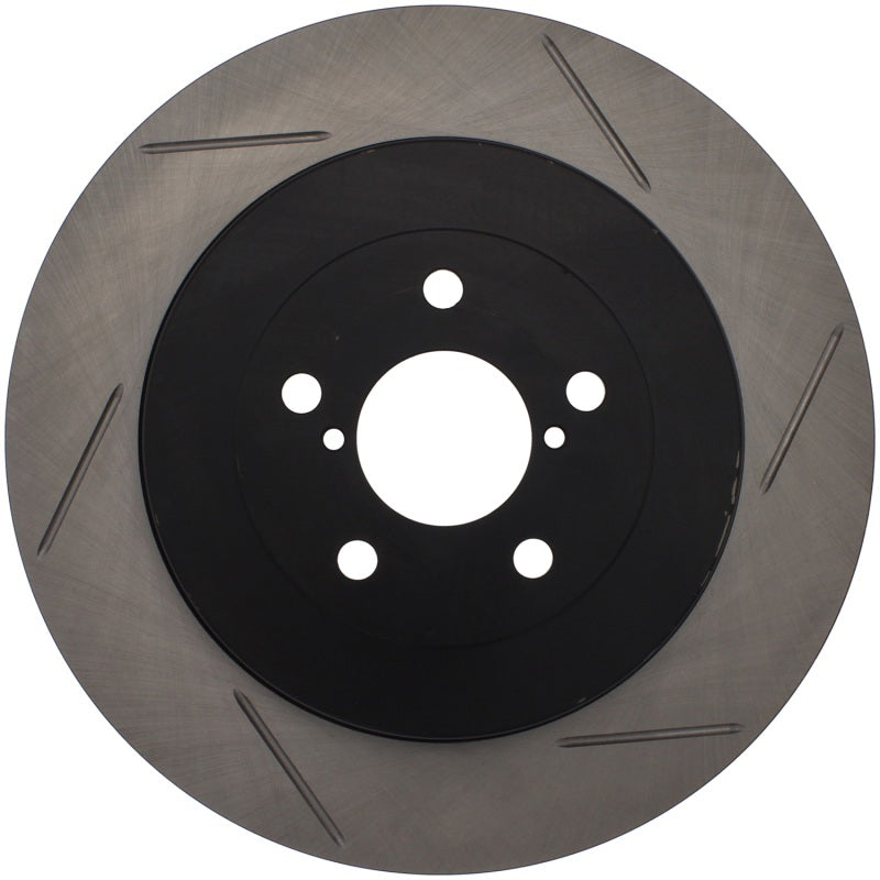 Load image into Gallery viewer, StopTech Power Slot 04 STi Rear Left Slotted Rotor
