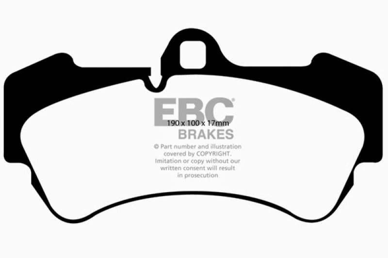 Load image into Gallery viewer, EBC 04-07 Porsche Cayenne 3.2 Redstuff Front Brake Pads
