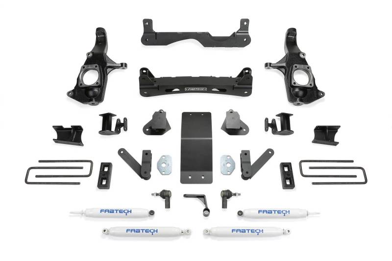 Load image into Gallery viewer, Fabtech 11-19 GM 2500HD 2WD/4WD 4in Basic Sys w/Perf Shks
