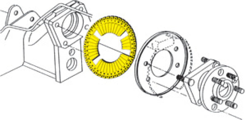 Load image into Gallery viewer, SPC Performance EZ Shim Dual Angle Camber/Toe Shim (Yellow)
