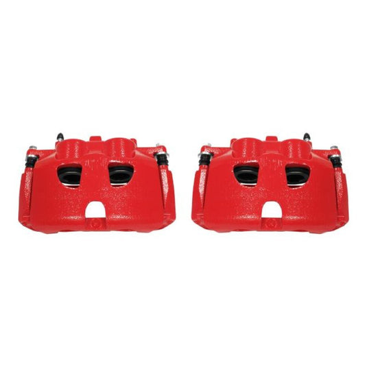 Power Stop 10-17 Ford Expedition Front Red Calipers w/Brackets - Pair