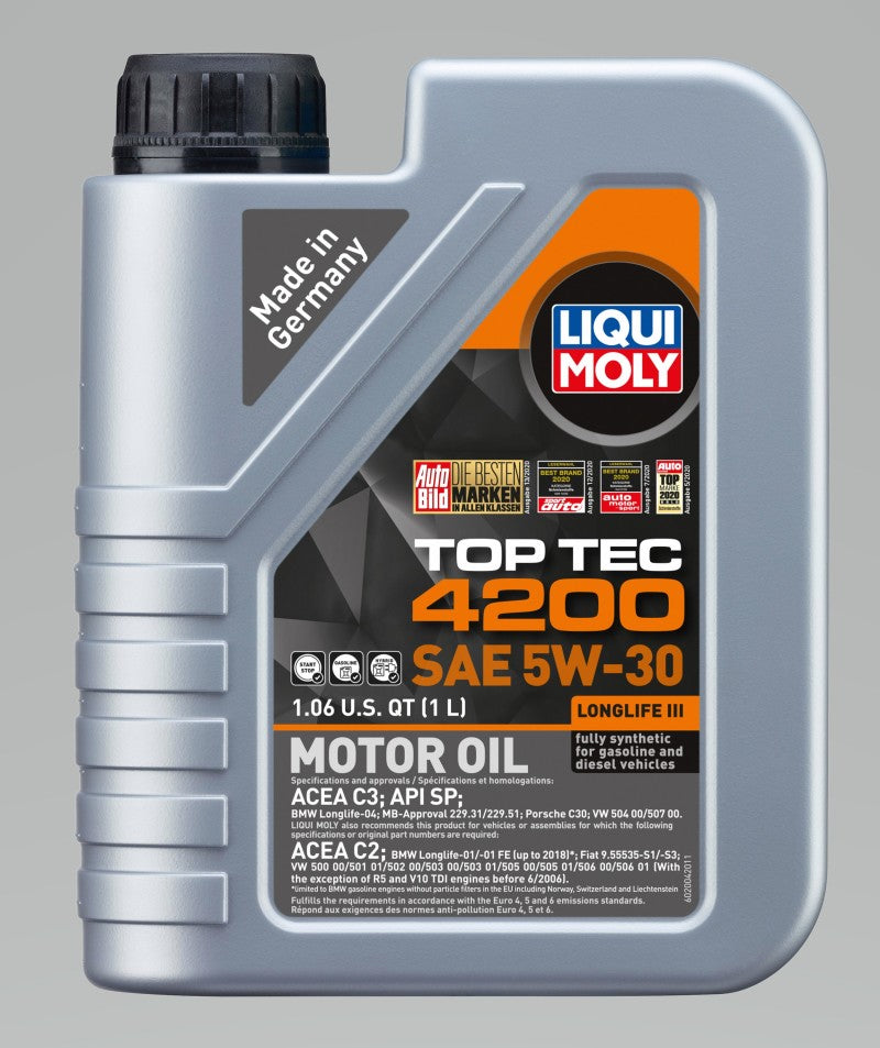 Load image into Gallery viewer, LIQUI MOLY 1L Top Tec 4200 Motor Oil 5W30
