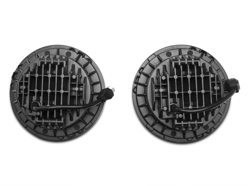 Load image into Gallery viewer, Raxiom 97-18 Jeep Wrangler TJ/JK Axial Series LED Daymaker Headlights- Chrome Housing (Clear Lens)
