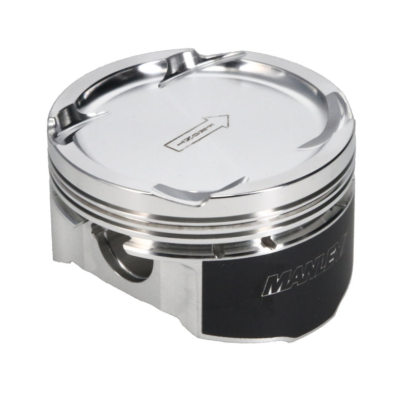 Load image into Gallery viewer, Manley 08+ Mitsubishi Evo X (4B11T) 86mm STD Bore 9.0:1 Dish Piston Set with Rings
