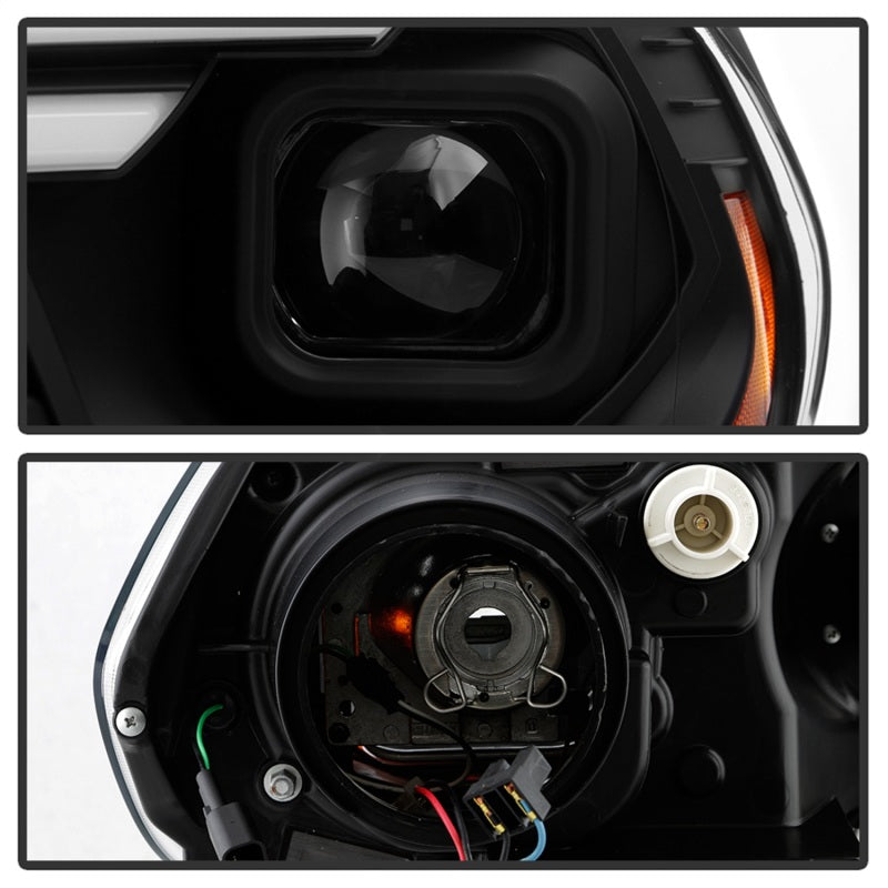 Load image into Gallery viewer, Spyder Dodge Durango 11-13 Halogen Model Only Projector Headlights - Black PRO-YD-DDU11SI-BK
