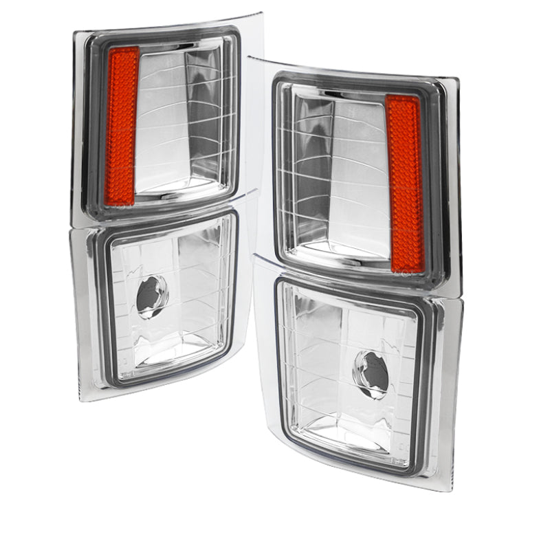 Load image into Gallery viewer, Xtune Chevy Suburban 94-98 4 pcs Corner Lights Chrome CCL-JH-CCK88-E-AM
