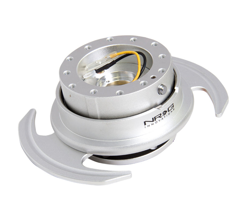 Load image into Gallery viewer, NRG Quick Release Kit Gen 3.0 - Silver Body / Silver Ring w/Handles
