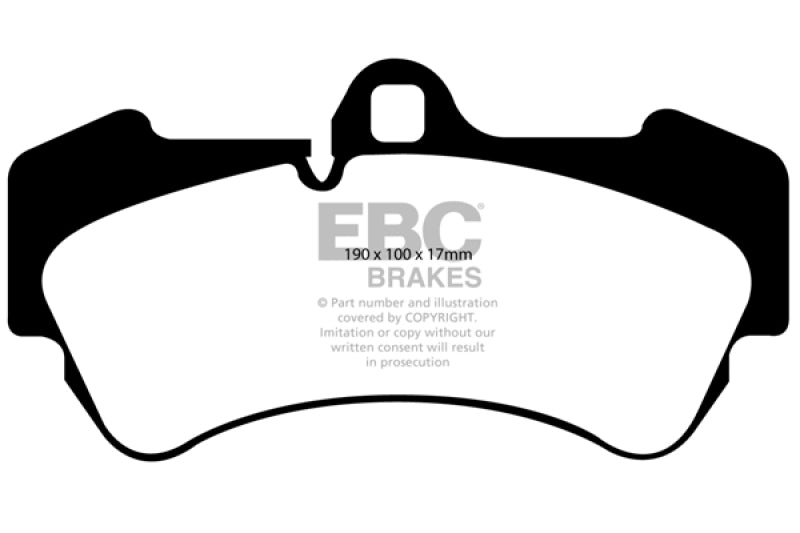 Load image into Gallery viewer, EBC 04-07 Porsche Cayenne 3.2 Redstuff Front Brake Pads
