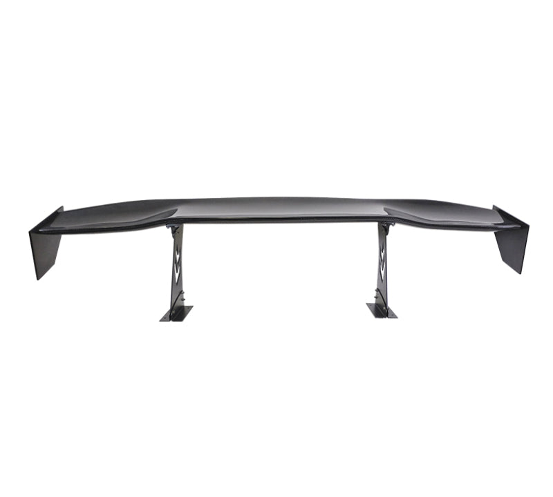 Load image into Gallery viewer, NRG Carbon Fiber Spoiler - Universal (69in.) w/NRG Logo / Stand Cut Out / Large Side Plate
