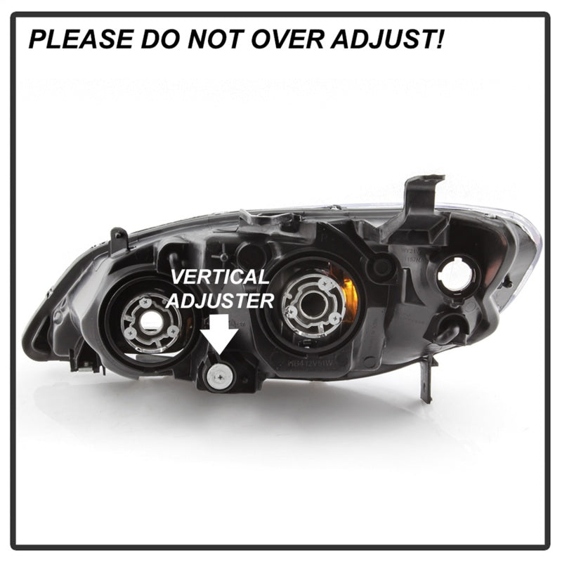 Load image into Gallery viewer, xTune 04-05 Honda Civic (Excl Hatchback/Si) OEM Style Headlights - Black (HD-JH-HC04-4D-AM-BK)
