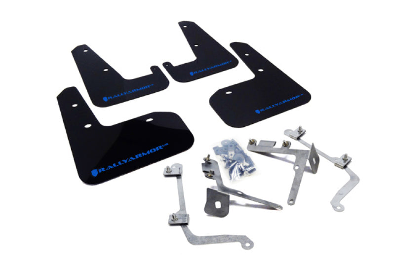 Load image into Gallery viewer, Rally Armor 11-14 Subaru WRX/STI (Sedan Only) Black UR Mud Flap w/ Blue Logo
