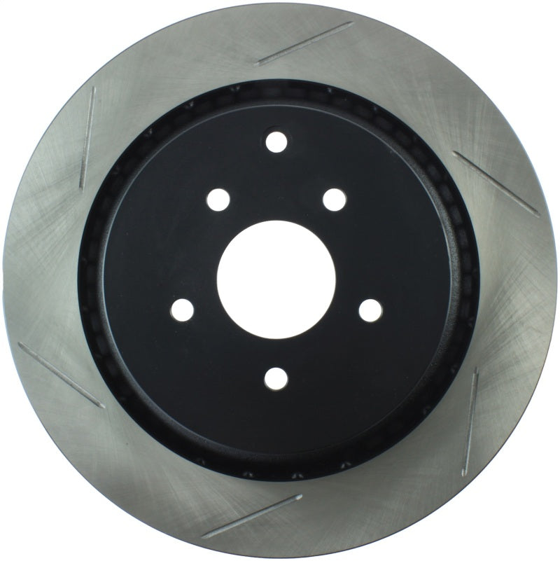 Load image into Gallery viewer, StopTech Power Slot 09 Infiniti FX50 5.0L-V8 Slotted Rear Right Rotor
