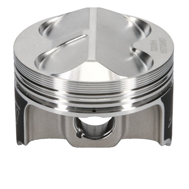 Load image into Gallery viewer, Wiseco Honda 4v DOME +6.5cc STRUTTED 87MM Piston Shelf Stock Kit

